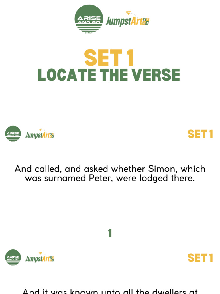 Set 1 | PDF | Jesus | Saint Peter