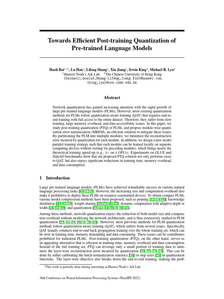 9442 Towards Efficient Post Trainin | PDF | Product Lifecycle | Applied ...