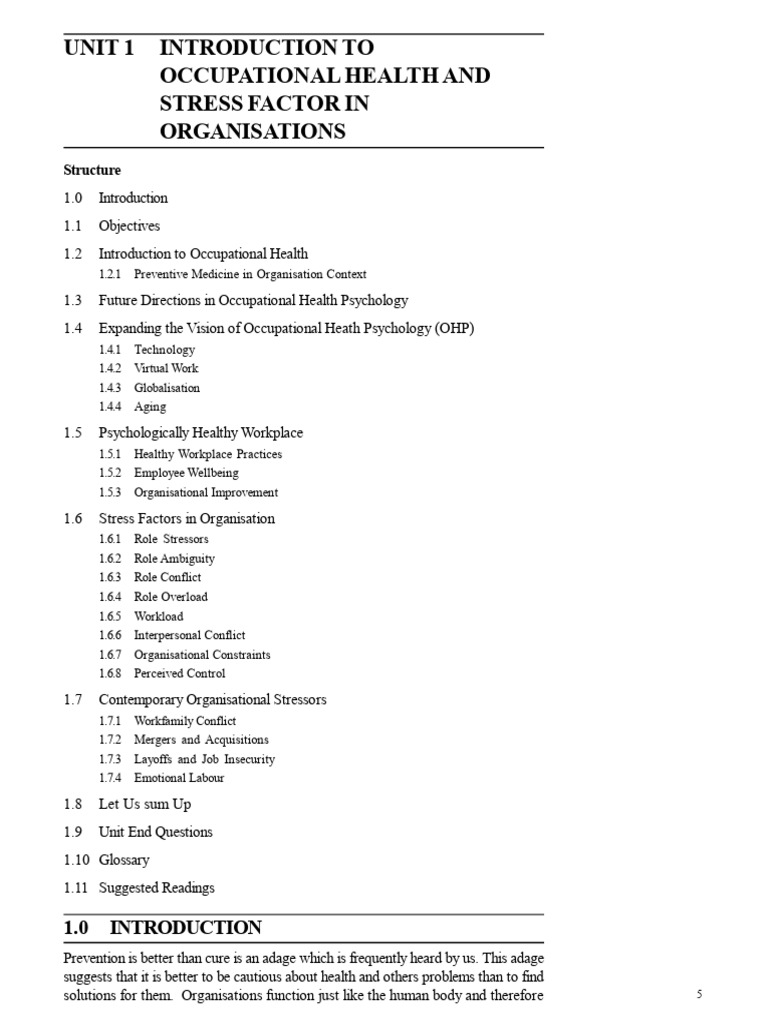 Understanding Occupational Health Psychology | PDF | Occupational ...