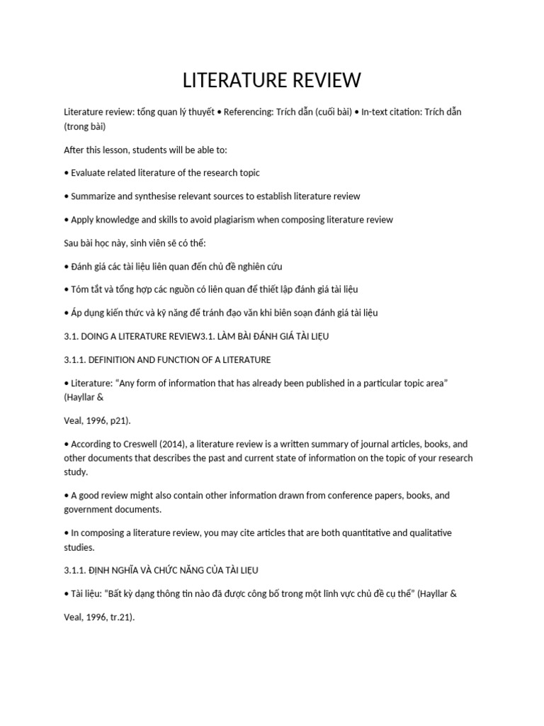Literature Review | PDF