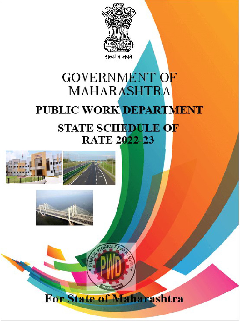Maharashtra PWD SSR 2022-23 Guide | PDF | Concrete | Deep Foundation