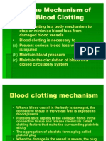 Blood Clotting Mechanism