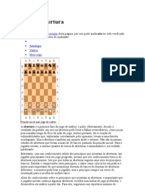 Manual de Aberturas de Xadrez Volume 4 Defesa Índias e Aberturas de Flanco  - Márcio Lazzarotto, PDF, Aberturas (xadrez)