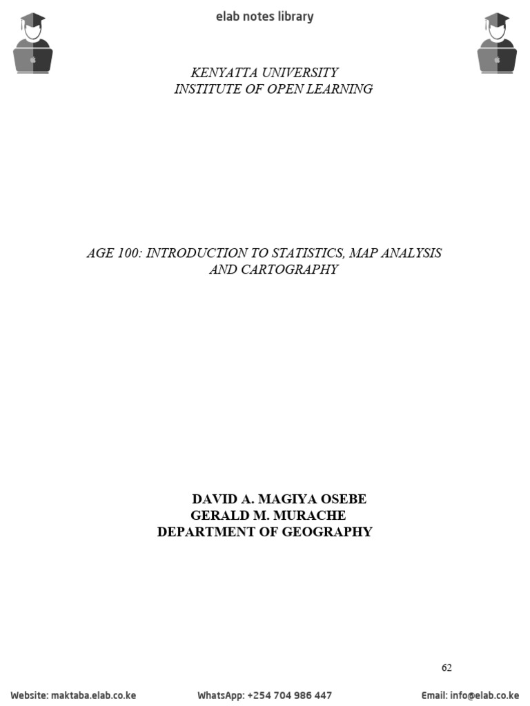 Introduction to Cartography and Analysis | PDF | Sampling (Statistics ...