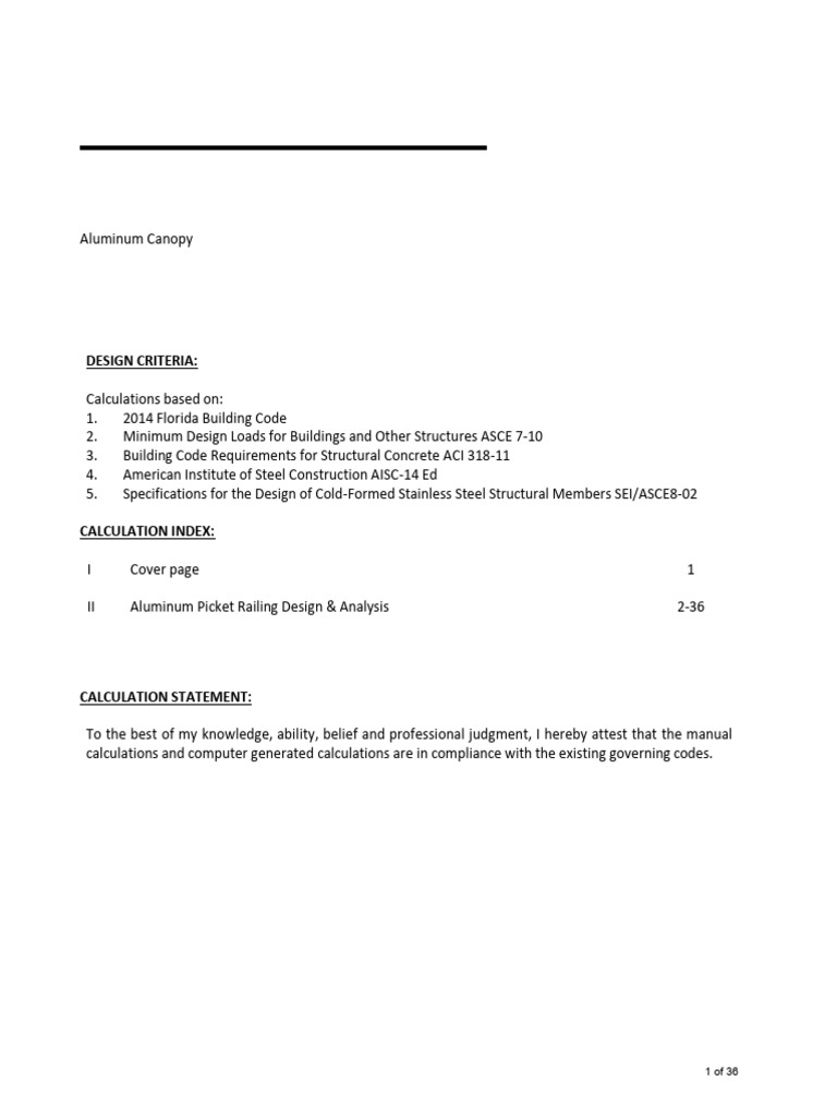 18-011 Calculation V00 | PDF | Beam (Structure) | Building Engineering