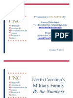 UNC SERVES Presentation Highlights North Carolina's Military Community