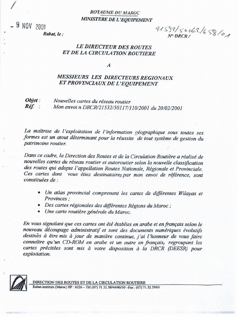 60-Nouvelles Cartes Réseau Routier | PDF