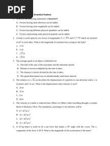 Practice questions for remedial (2017)