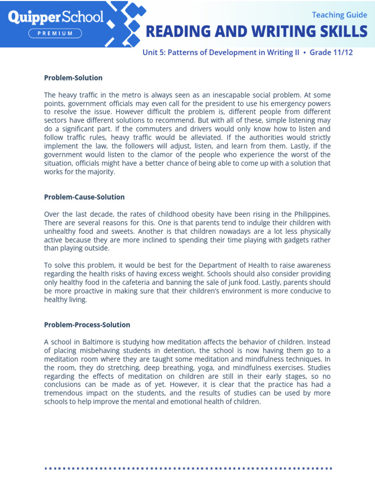 Solutions to Social Issues in Writing | PDF