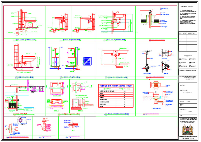 Residential Drainage Details Plan | PDF | Building Engineering | Civil ...