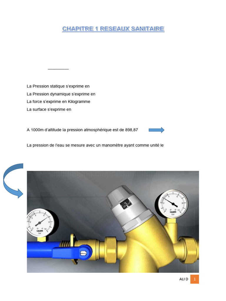 Pression en Bar : Calculs et Applications | PDF | Pression | mesure de ...