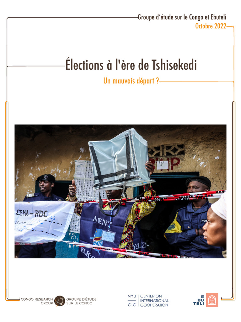 Élections en RDC : Défis et Perspectives | PDF | Vote | République ...
