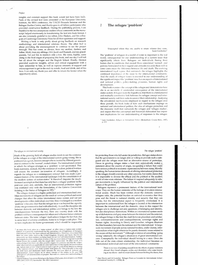 Understanding the Refugee Concept | PDF | Refugee | Human Migration