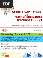 Corbett Maths: Equivalent Fractions Guide | PDF | Mathematical Notation ...
