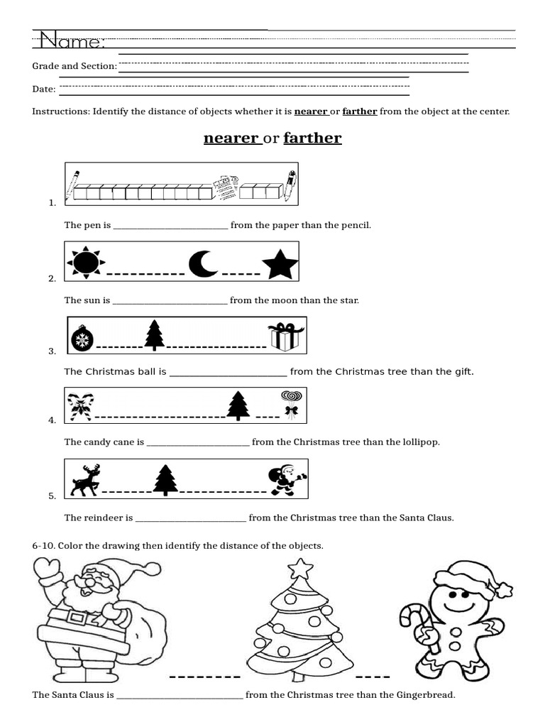 Comparing Distance Exercise 1.2 | PDF