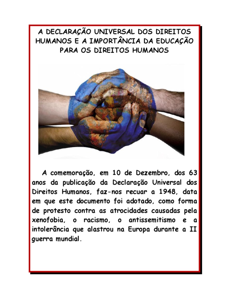Explicação Do Artigo 29 Dos Direitos Humanos