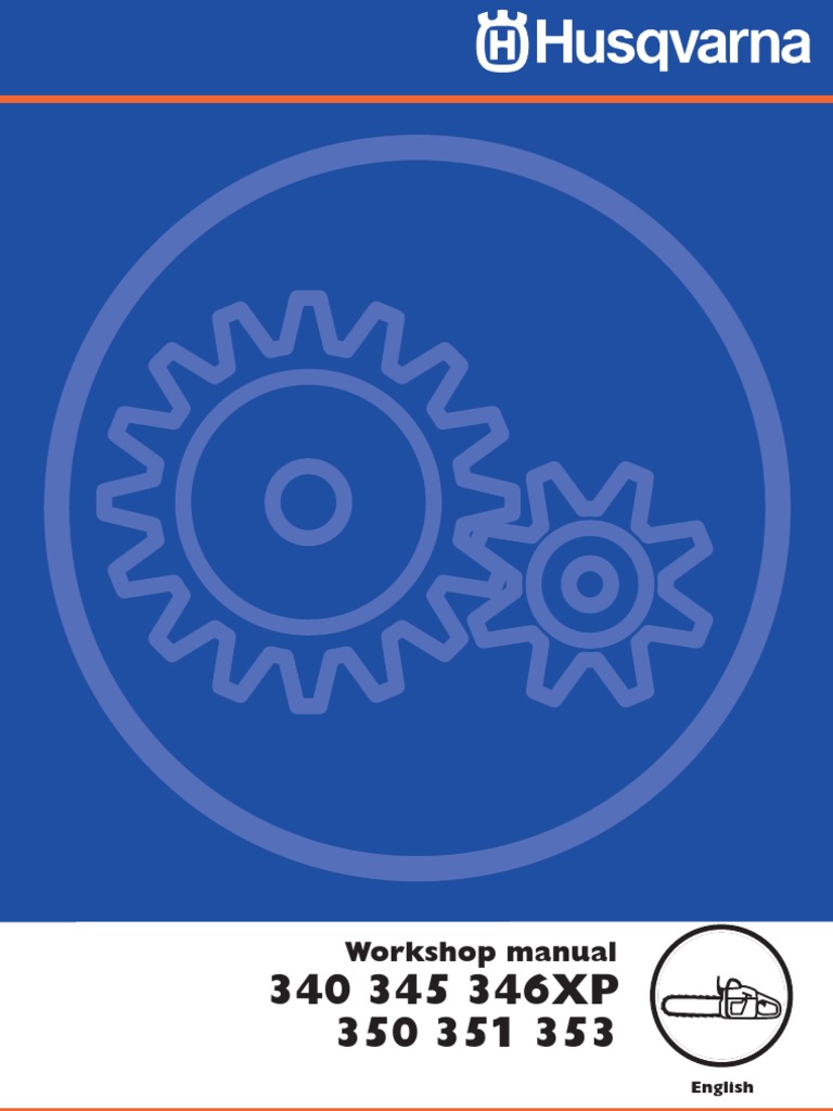 Husqvarna Chainsaw Workshop Manual 340,345,346XP,350,351,353 | Carburetor |  Throttle