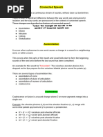 Understanding Sound Assimilation in Phonetics | PDF | Phonetics | Consonant