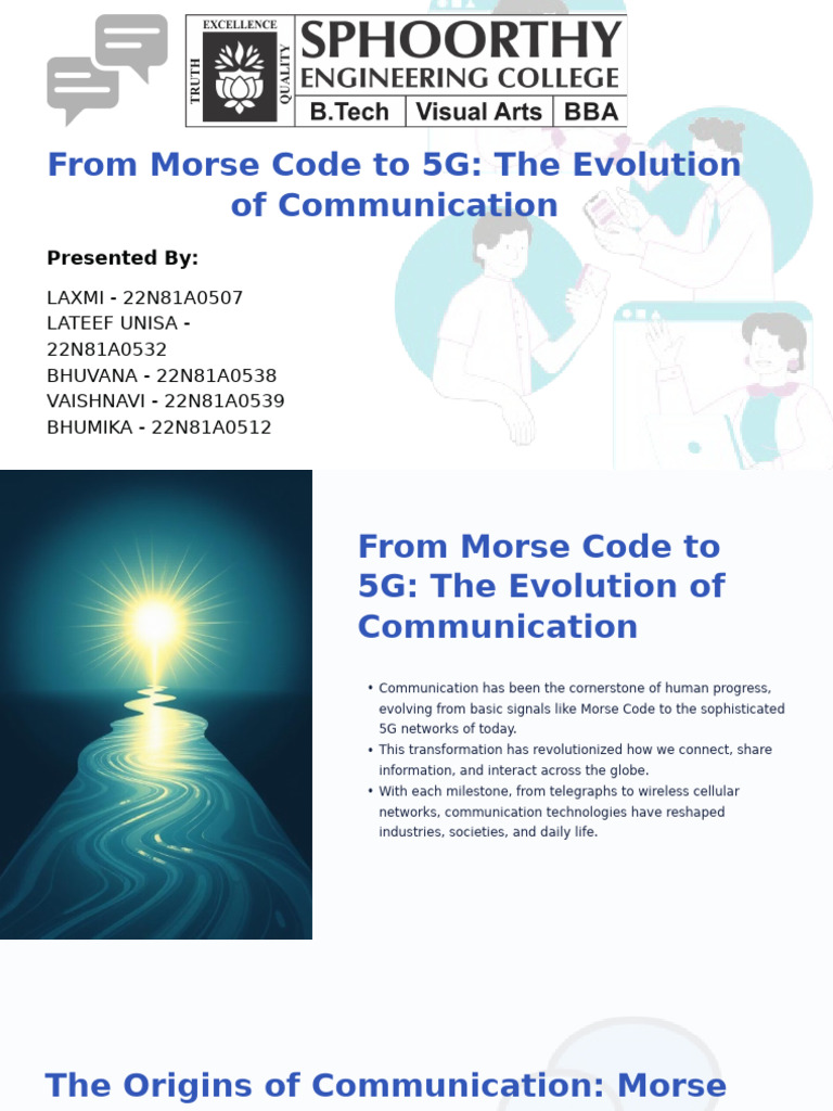 Evolution of Communication Technologies | PDF | Mobile Web | Smartphone