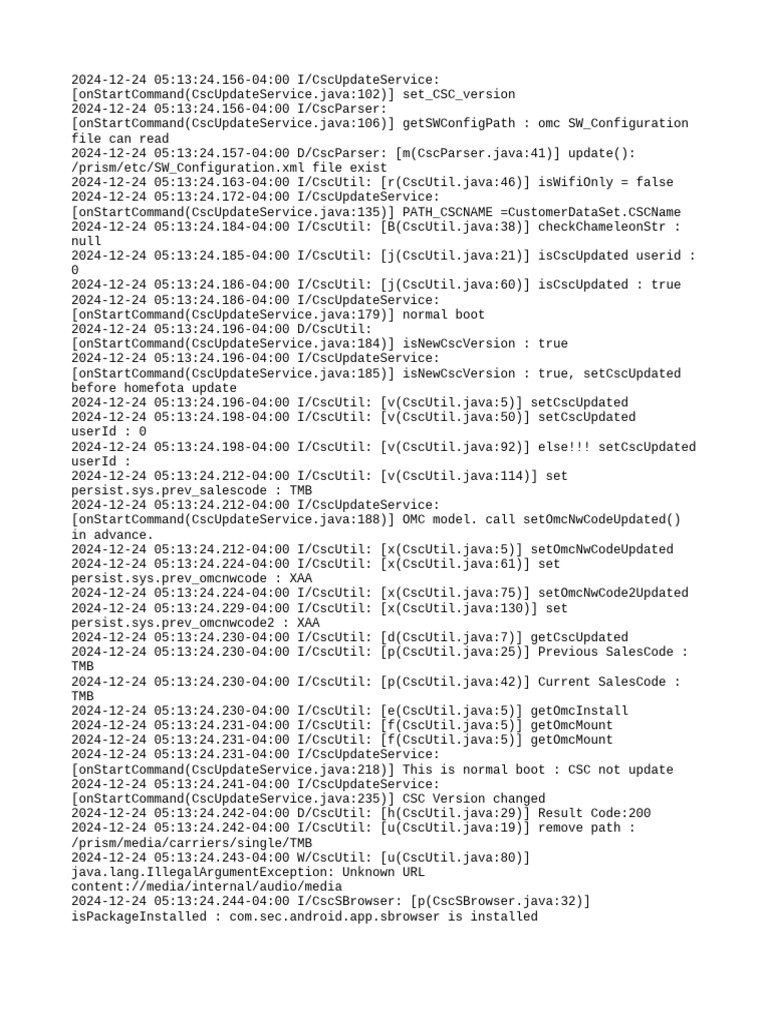 Home Fota Update Log | PDF | Computing | Mobile Phones