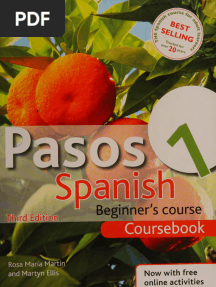 Pasos 1 Spanish Beginners Course 3rd Edition Revised_ -- Rosa María Martín and Martyn Ellis -- Revised 3rd Ed_, Great Britain, England, 2011 -- Hodder -- 9781444133202 -- 0a3c0305b6be05e3a823f5abfa40972d -- Anna’s A