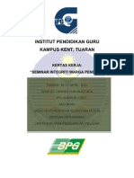 Kertas Kerja Seminar Integriti