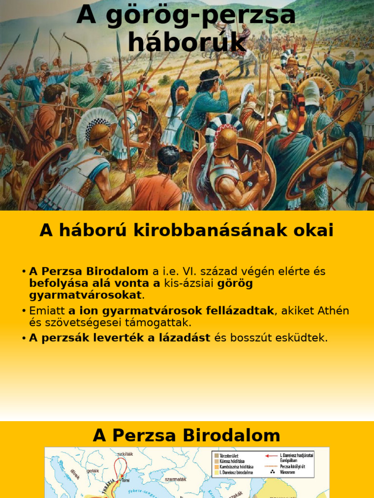 A Görög-Perzsa Háborúk | PDF