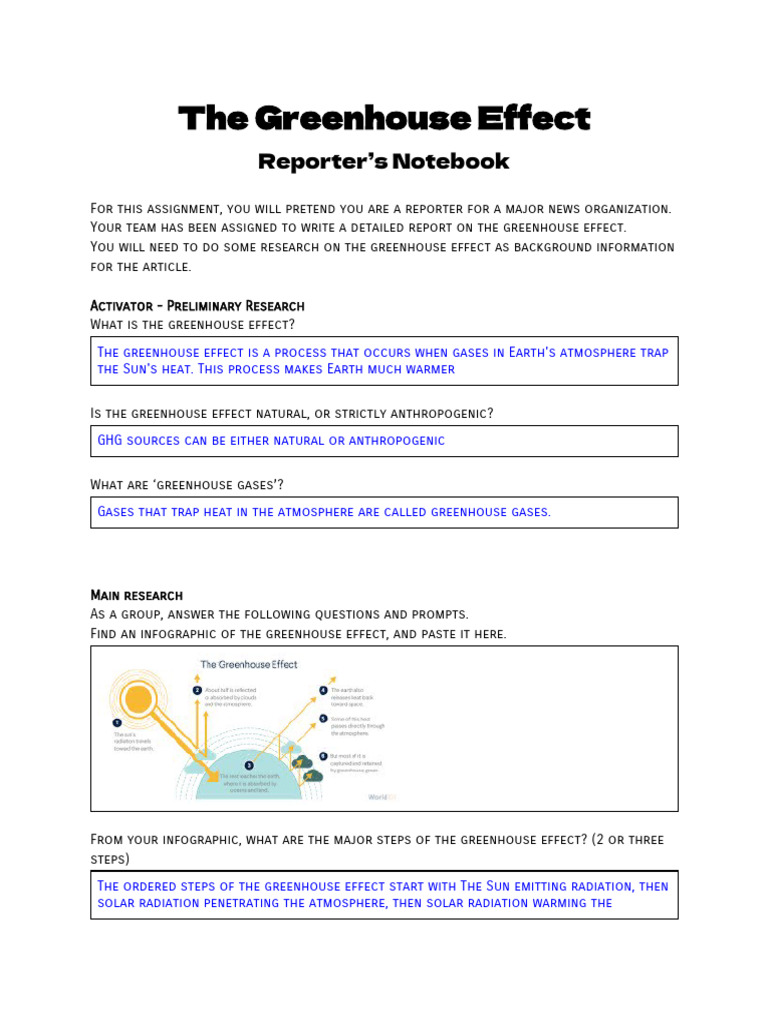 9.3 The Greenhouse Effect | PDF | Greenhouse Effect | Greenhouse Gas