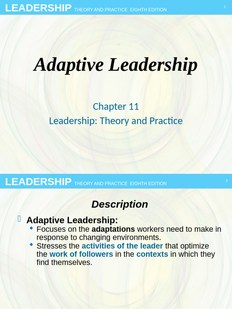 Adaptive Leadership Explained | PDF | Leadership | Cognition