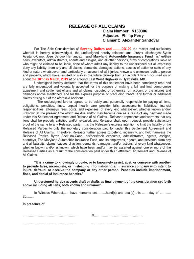 release-of-all-claims-settlement-form-pdf-legal-liability-insurance