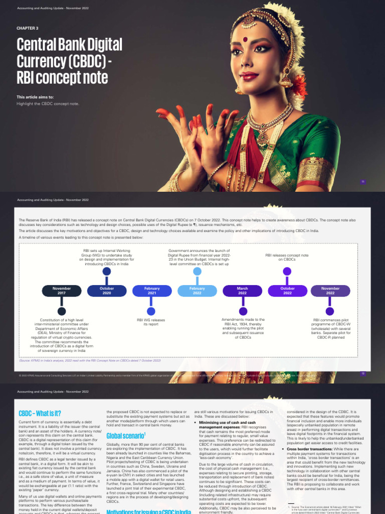Chapter 3 Aau CBDC Concept Note | PDF | Cash | Reserve Bank Of India