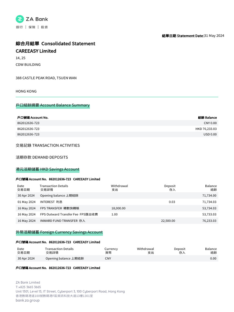 E Statement 202405 | PDF | Banking | Service Industries