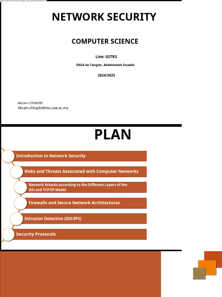 La sÃ©curitÃ© de Rã©seau - Fr.en | PDF | Denial Of Service Attack ...