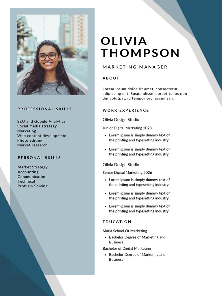 Modern Professional Resume | PDF