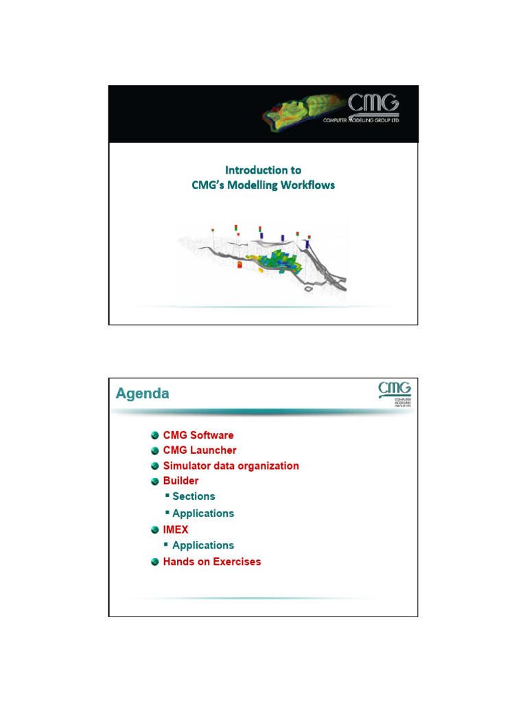 CMG Modelling Workflows Overview | PDF | Petroleum Reservoir | Computer ...