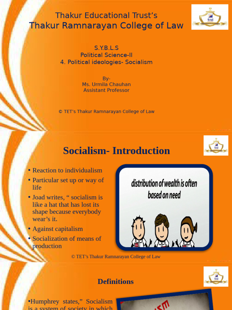 Understanding Socialism: Key Concepts | PDF | Socialism | Criticism Of ...