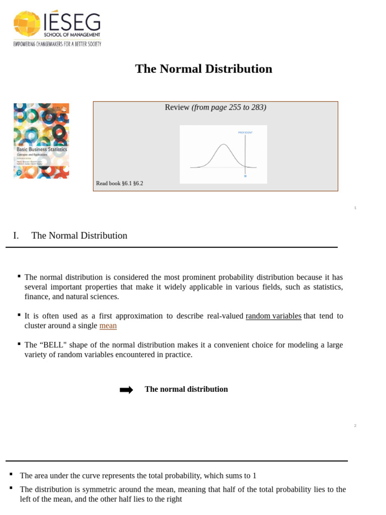 Normal Distribution Review | PDF | Normal Distribution | Standard Deviation