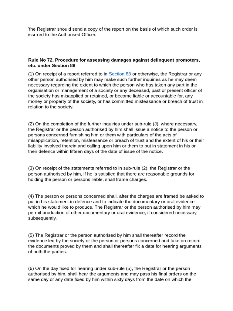 Section 72 | PDF | English Trust Law | Legal Liability