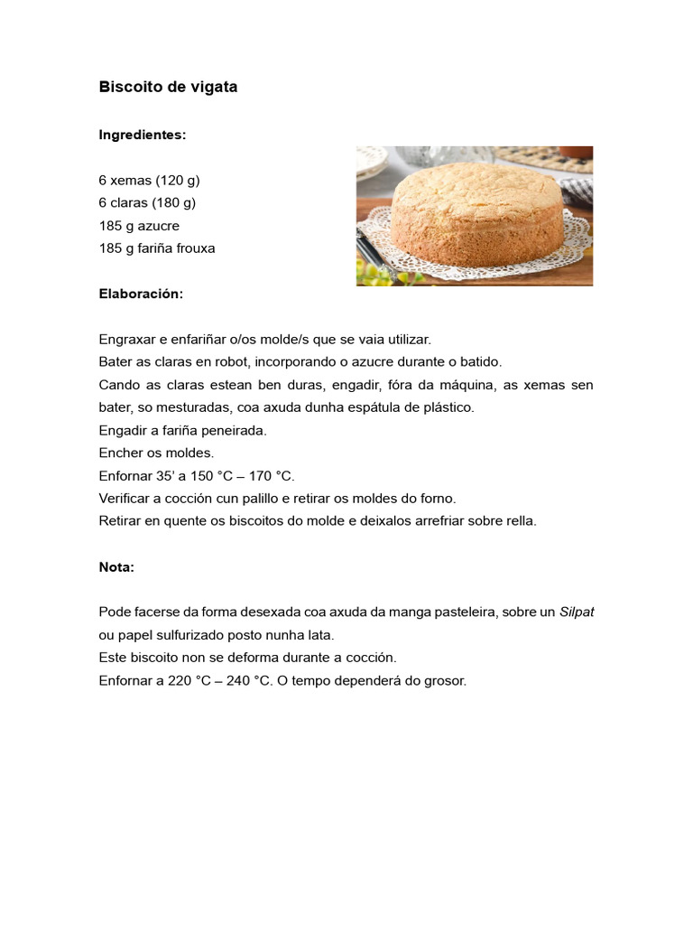 Biscoito de Vigata | PDF