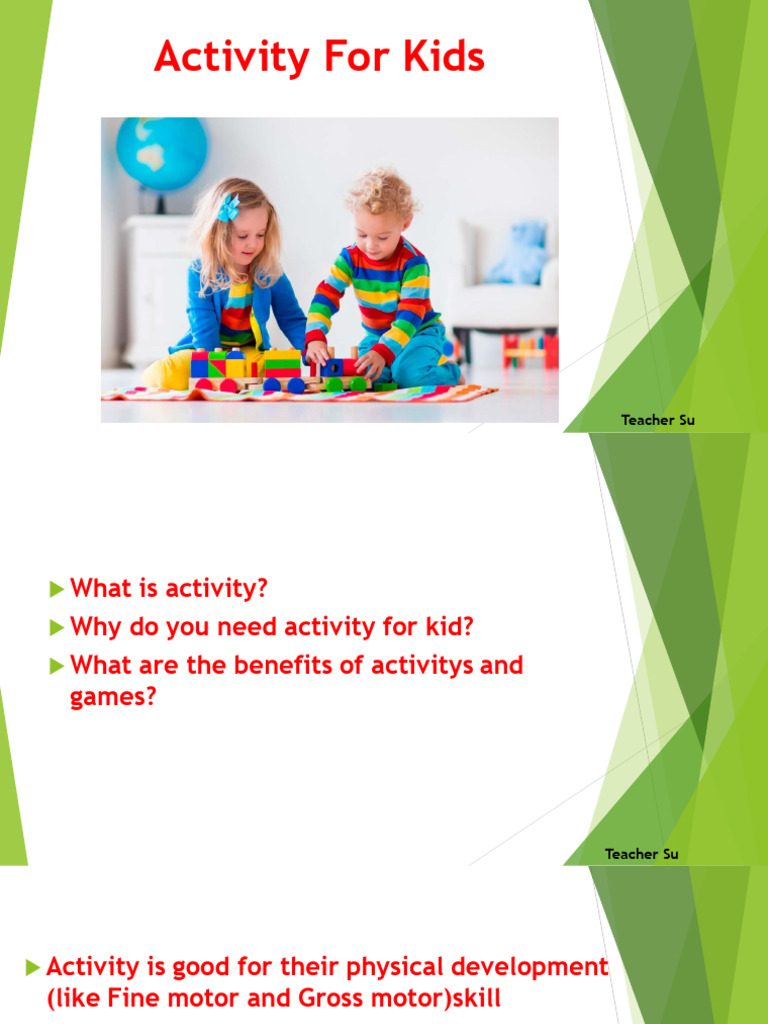 Fun Activities and Games for Kids | PDF | Learning | Behavior Modification
