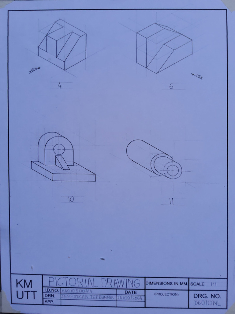 Technical Drawing: Pictorial View | PDF