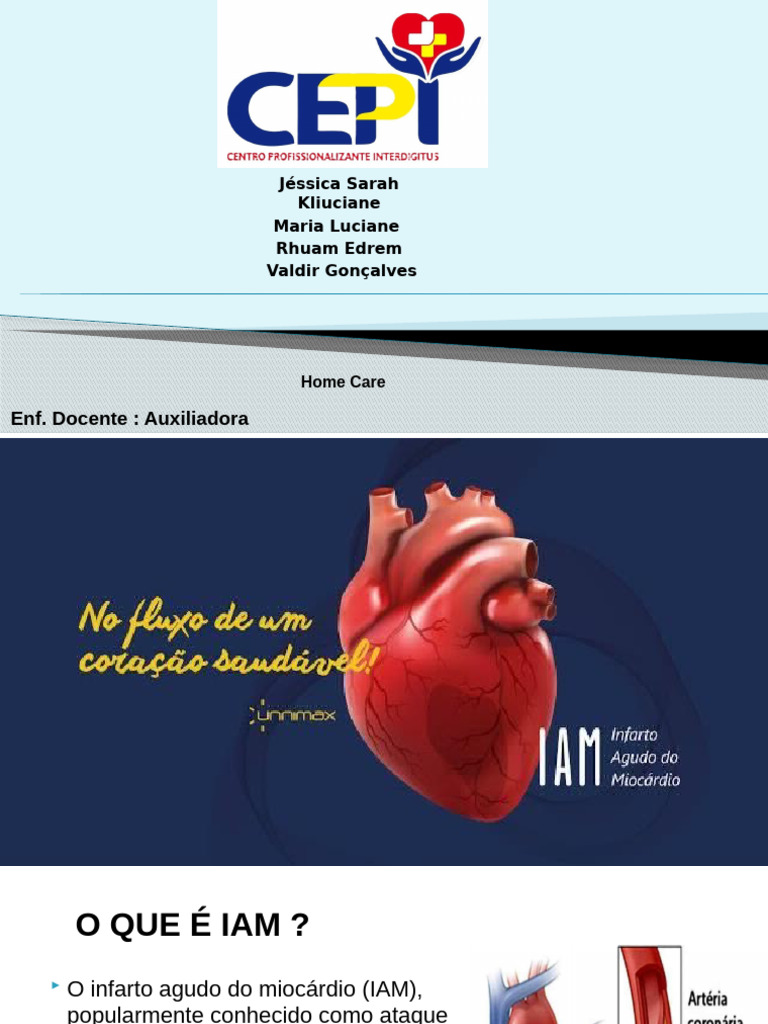 Infarto Agudo do Miocárdio: Causas e Tratamento | PDF | Infarto do ...