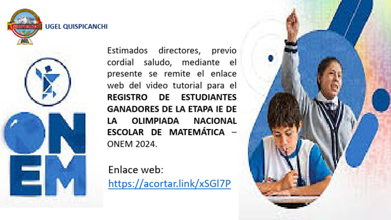 Onem Inscripción | PDF