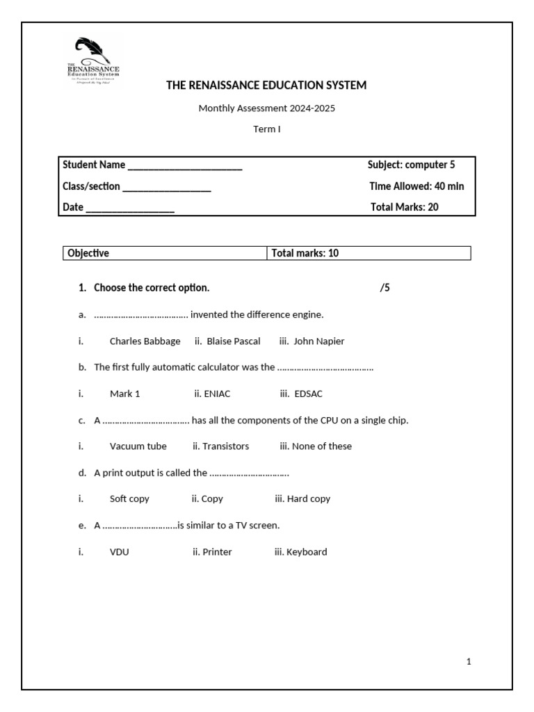 TRES Computer Paper Grade 5 | PDF | Design | Manufactured Goods