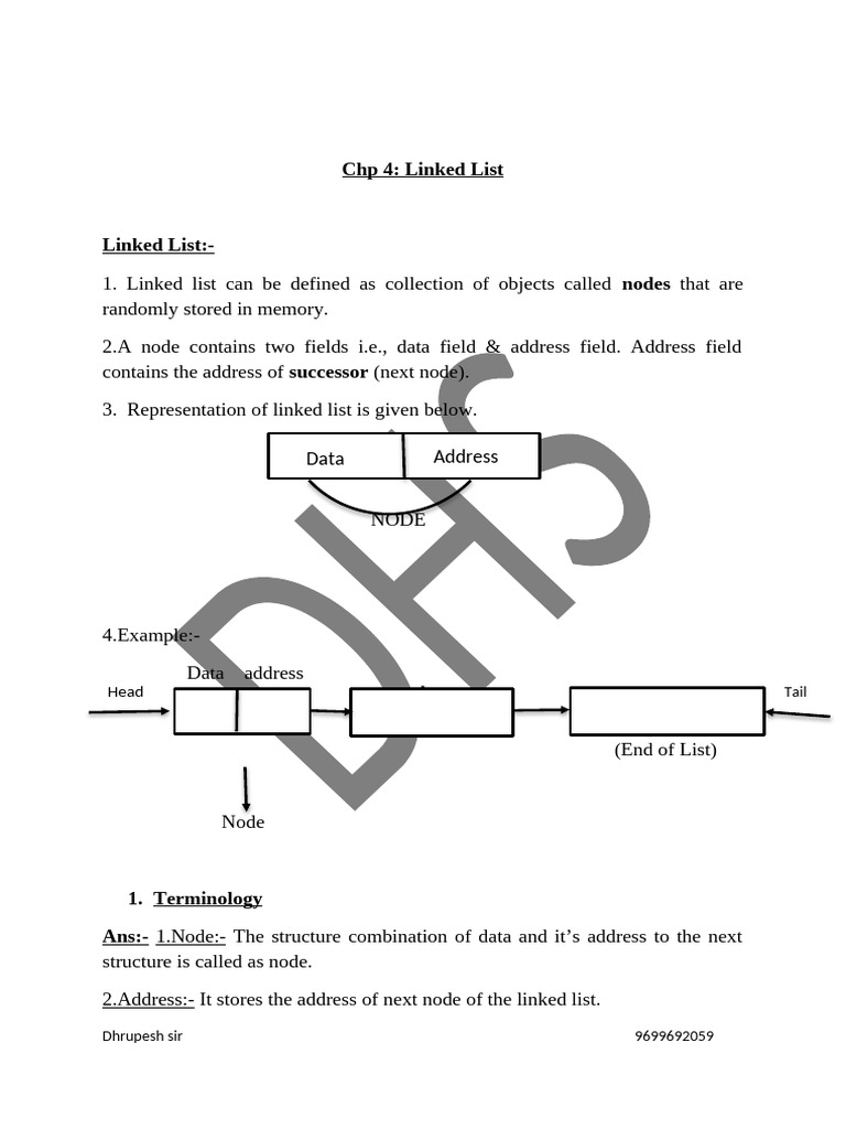 Understanding Linked Lists: Types & Operations | PDF | Pointer ...