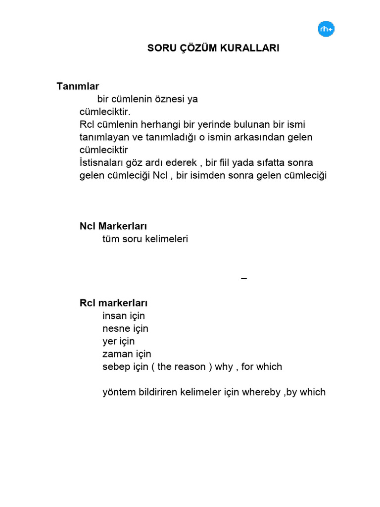 RCL NCL Kurallari | PDF