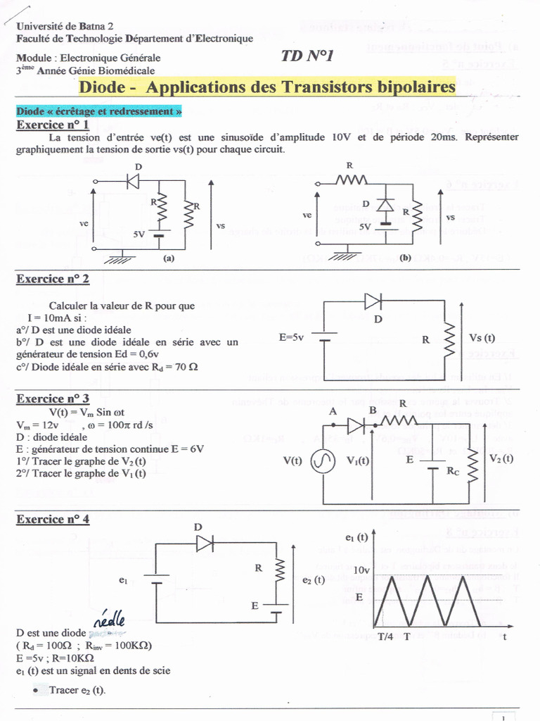 Td1 Corrige Type Partie1 | PDF