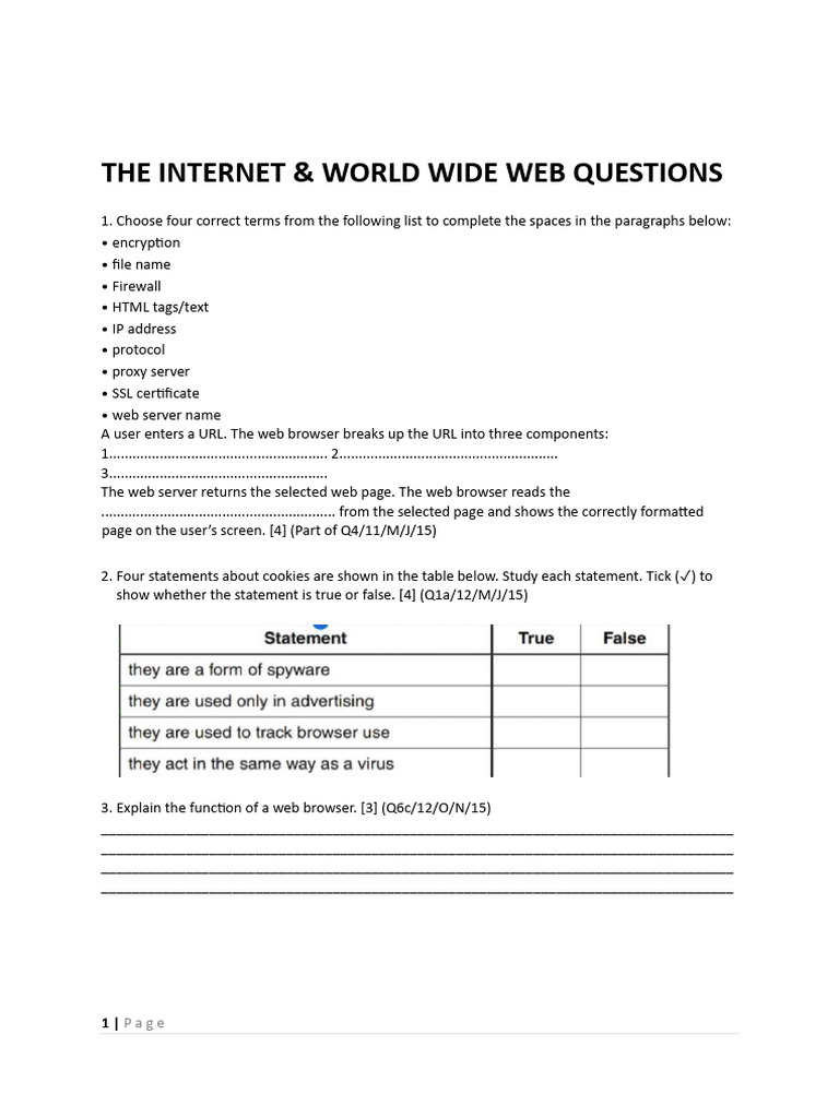 The Internet & World Wide Webchp5 | PDF | World Wide Web | Internet & Web