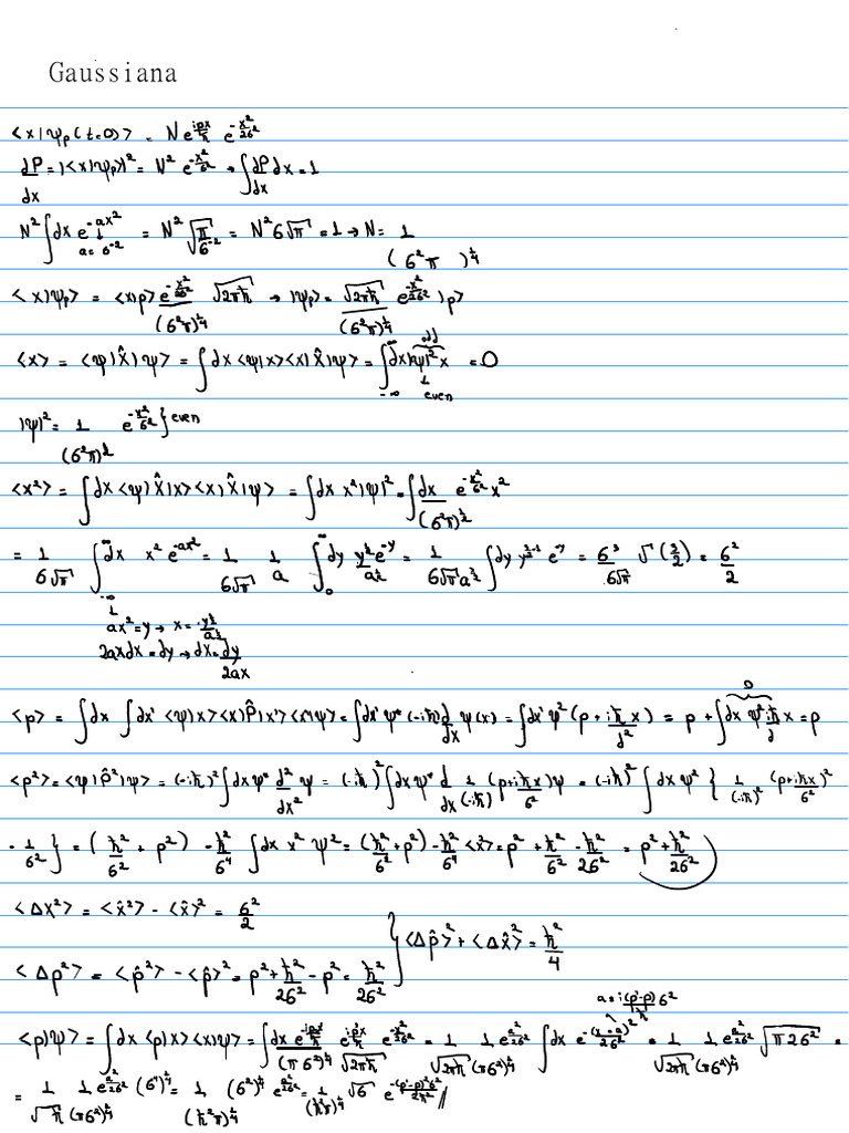 Gaussian A | PDF