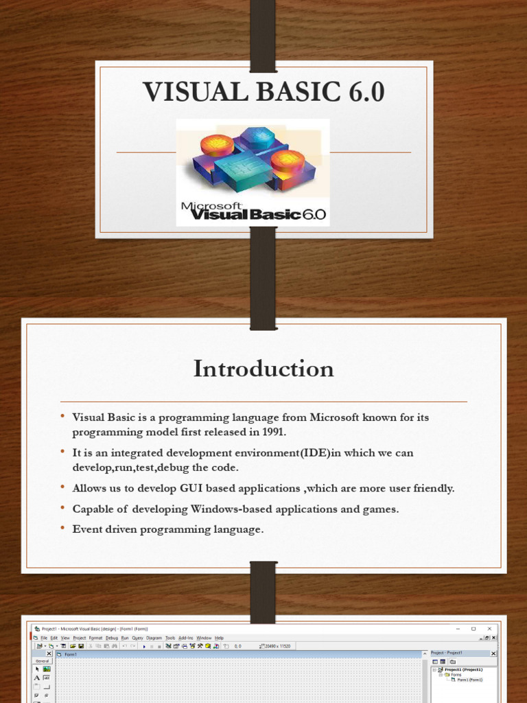 Visual Basic 6.0 Overview and Features | PDF